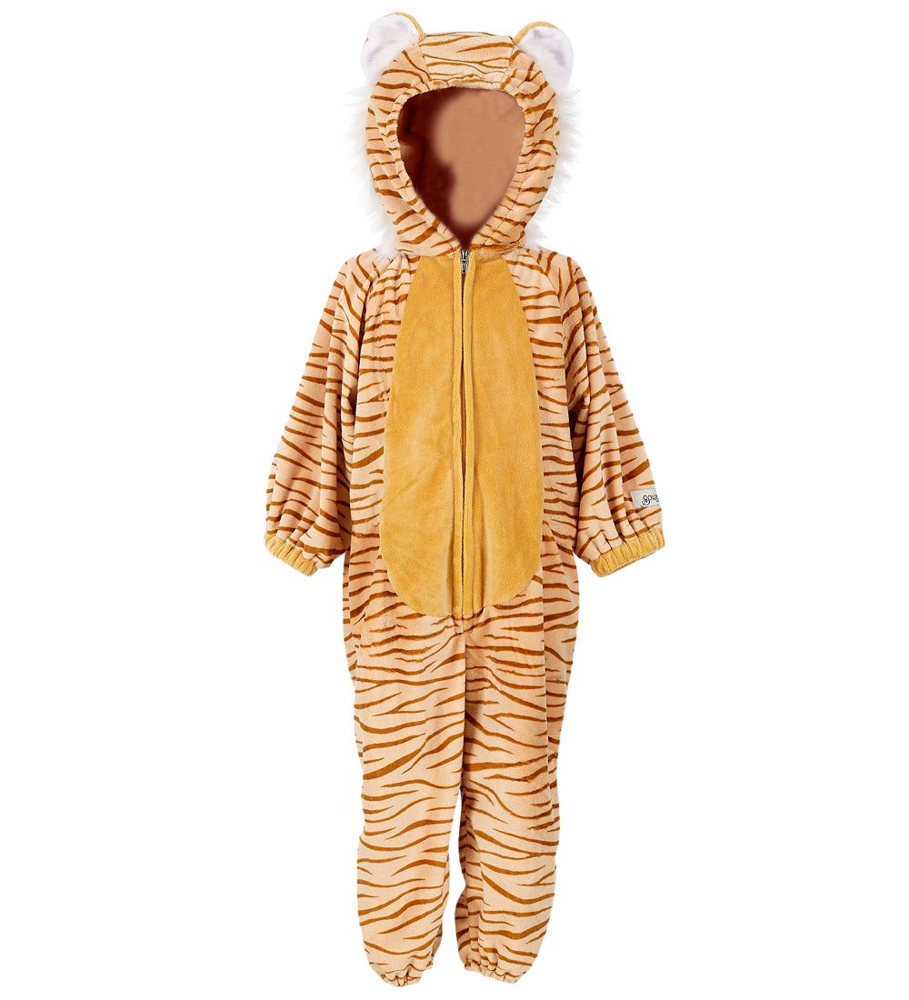 Tiger Kinderkostüm "Timmy Tiger" von Souza,  mit Kapuze, Schwanz und Tiger-Muster