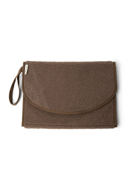 Teddy-Wickelauflage Plus in Braun als weiche Wickelunterlage für Babys, ideal für Erstausstattung und Geschenk zur Geburt