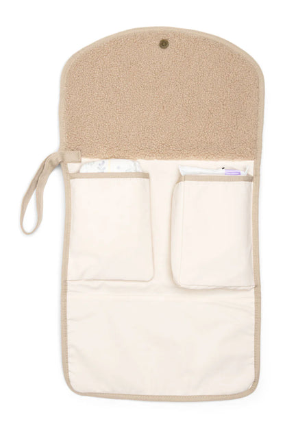 Teddy-Wickelauflage Plus in Ecru als weiche Wickelunterlage für Babys, ideal für Erstausstattung und Geschenk zur Geburt