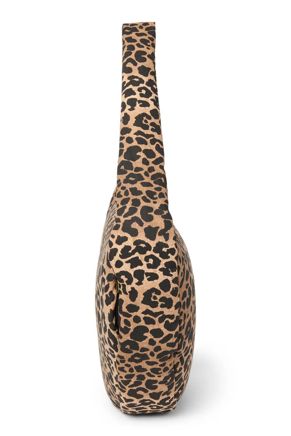 Brown Leopard Cotton Crossbody Umhängetasche