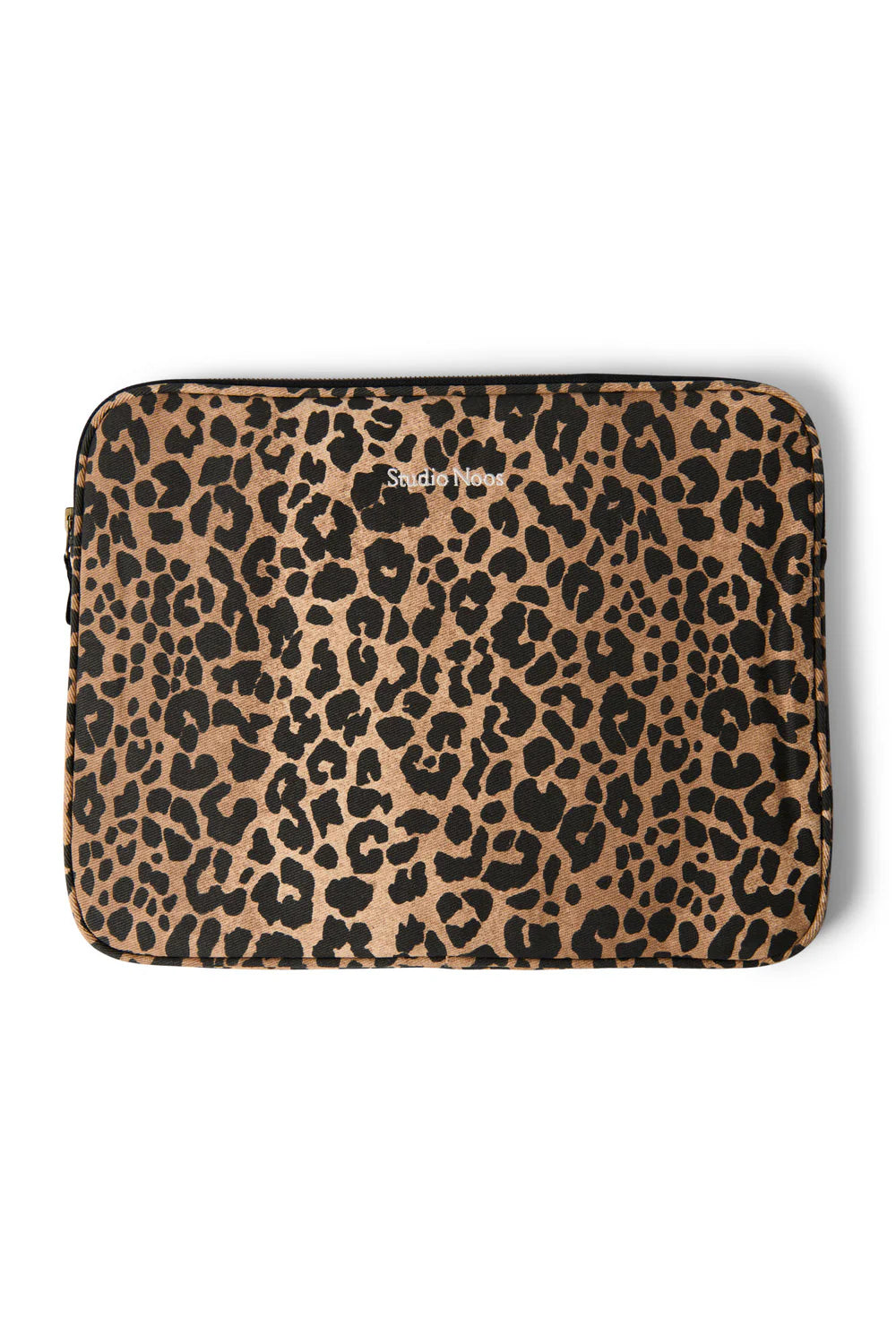 Studio Noos Brown Leopard Laptophülle aus Baumwolle für 15 Zoll Laptop
