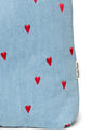 Wattierte Kinderwagentasche aus besticktem Denim von Studio Noos.