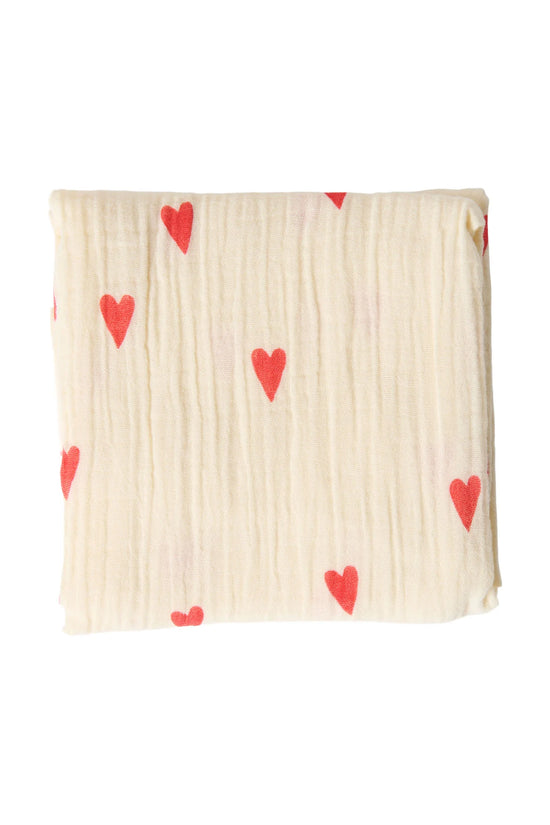 Swaddle von Studio Noos. Schönes Stilltuch, Pucktuch und Wickelunterlage aus Biobaumwolle. 