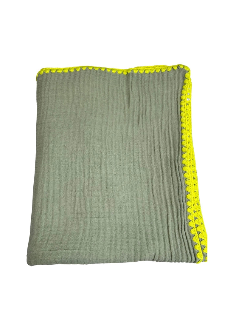 Babydecke aus Musselin 130x130 cm weich atmungsaktiv bei Nica&