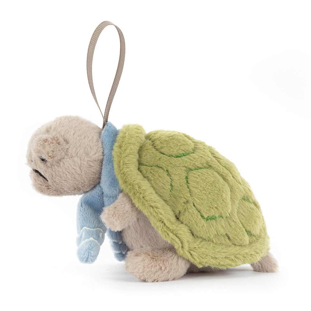 Seitenansicht Timmy Turtle Decoration von Jellycat.