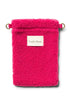 Phone Bag aus Teddystoff in pink von Studio Noos. Jede Tasche ist ein Unikat.