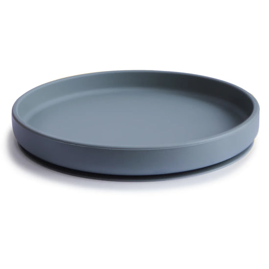 Silicon Suction Plate Classic, tradewinds (dunkelblau)