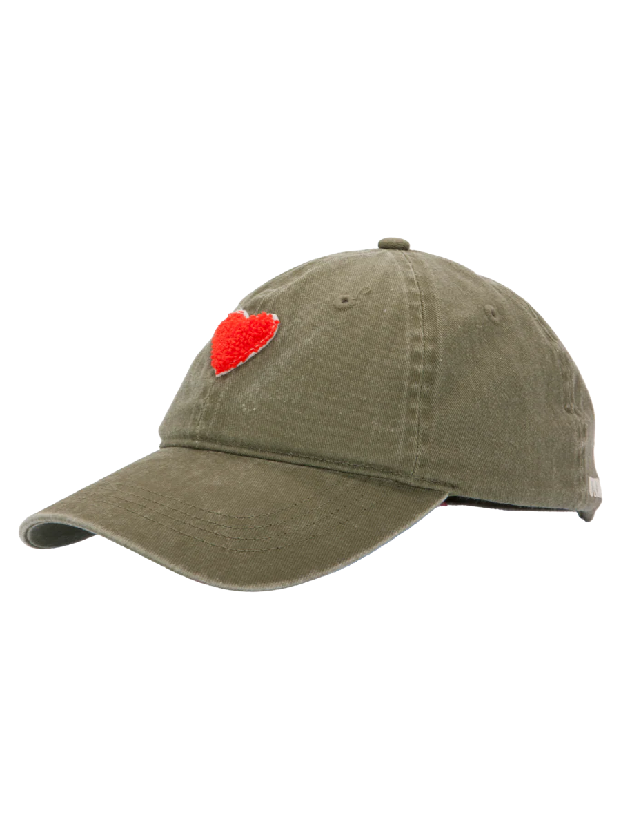 Baseballcap Kobe - Heart - khaki