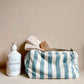 Wash Bag Vic Frottee, stripes / blue cloud