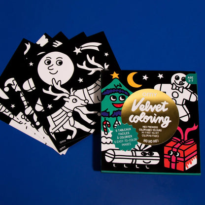 Samtausmalbuch &quot;Velvet Coloring - Ho ho ho&quot;