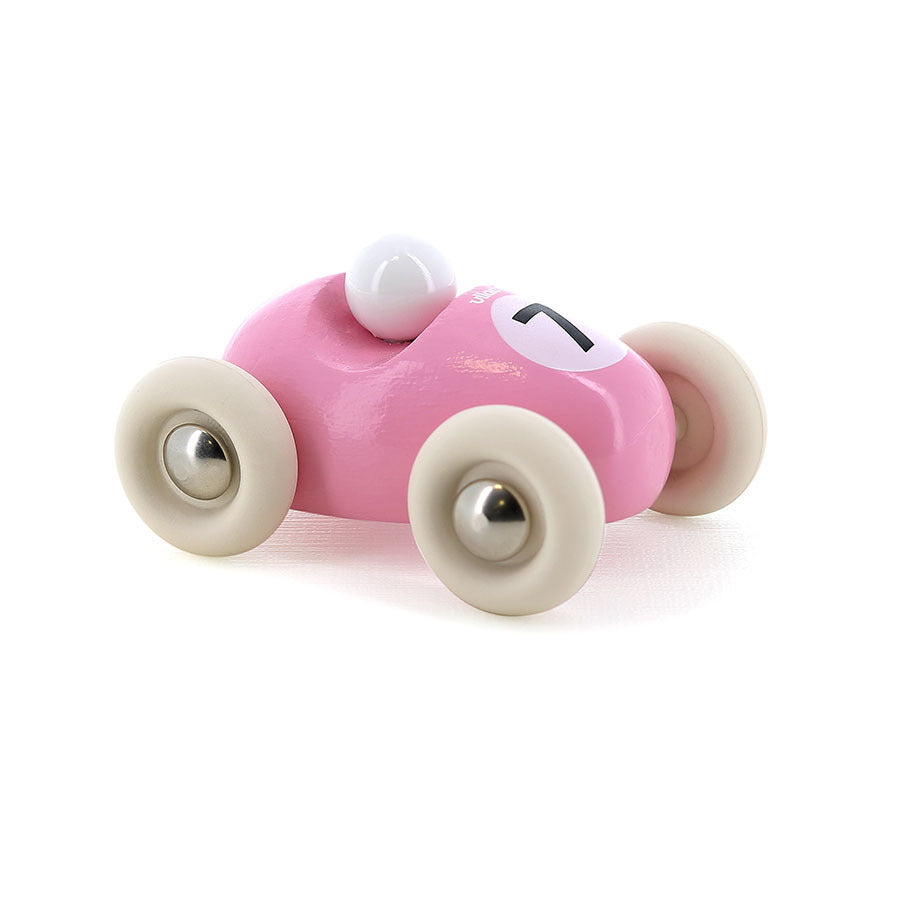Rosa Mini Roadster n°7 Holzauto von Vilac