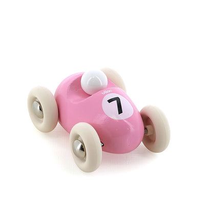 Rosa Mini Roadster n°7 Holzauto von Vilac