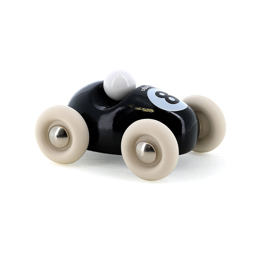 Schwarzes Mini Roadster n°8 Holzauto von Vilac