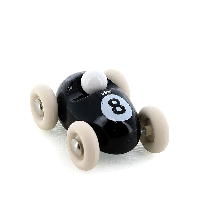 Schwarzes Mini Roadster n°8 Holzauto von Vilac
