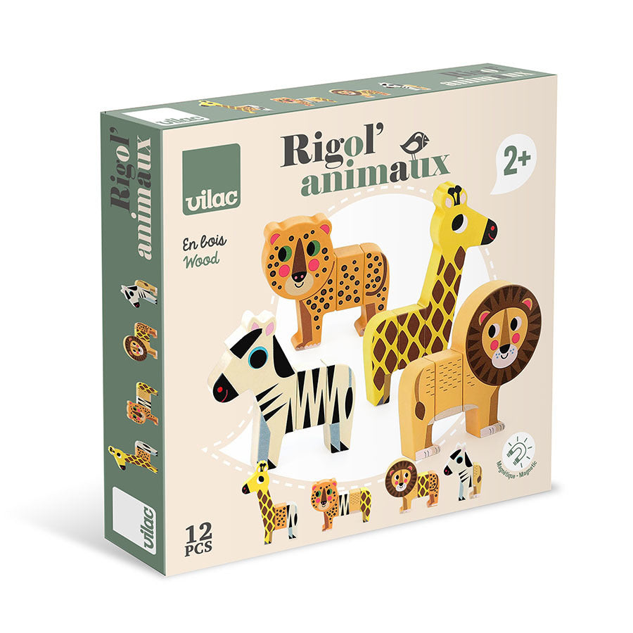 Verpackung des Vilac Savannentiere Lernspiels