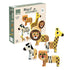 Verpackung und magnetische Tierfiguren des Vilac Savannentiere Lernspiels