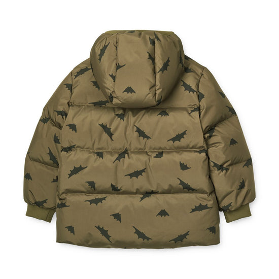 Daunenjacke Palle, khaki / bats Gr. 80 - 122