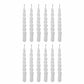 Kerzen Twist (12er Pack) - weiß
