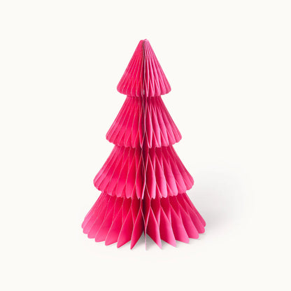 Weihnachtsbaum aus Papier in Pink von by Vivi.