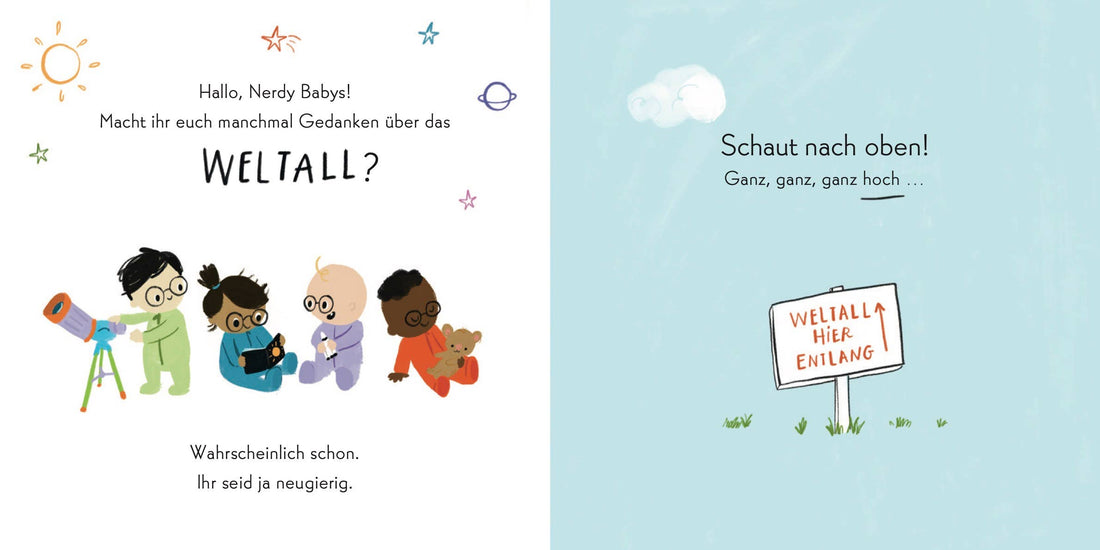 Nerdy Babys - Weltall