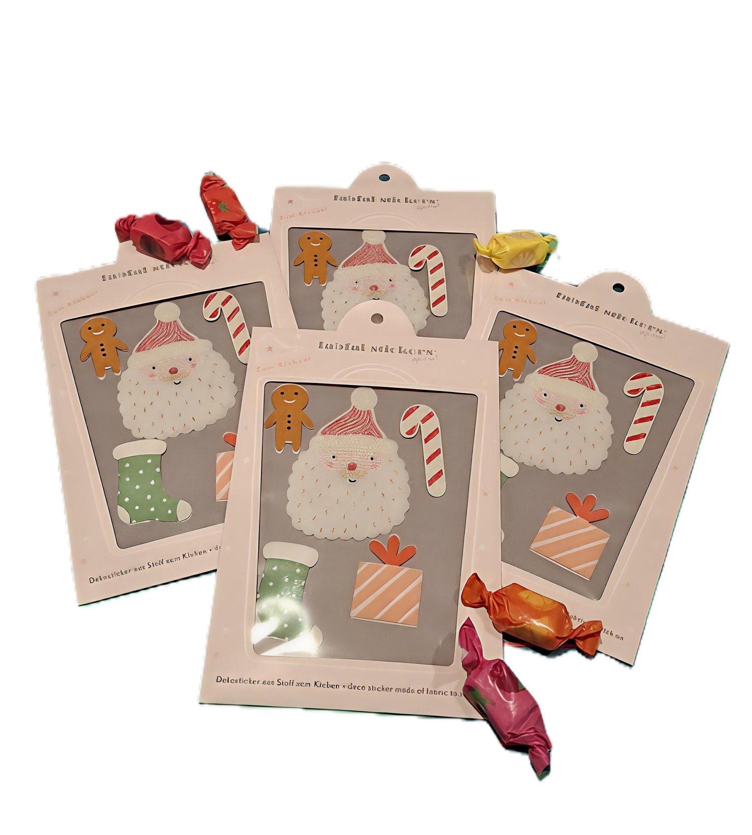 Bügelbilder Weihnachten, Bügelsticker Santa &amp; sweets von fabfabstickers Bei Nica&