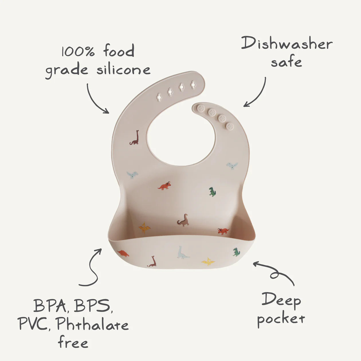 Silicone Baby BIB, whales