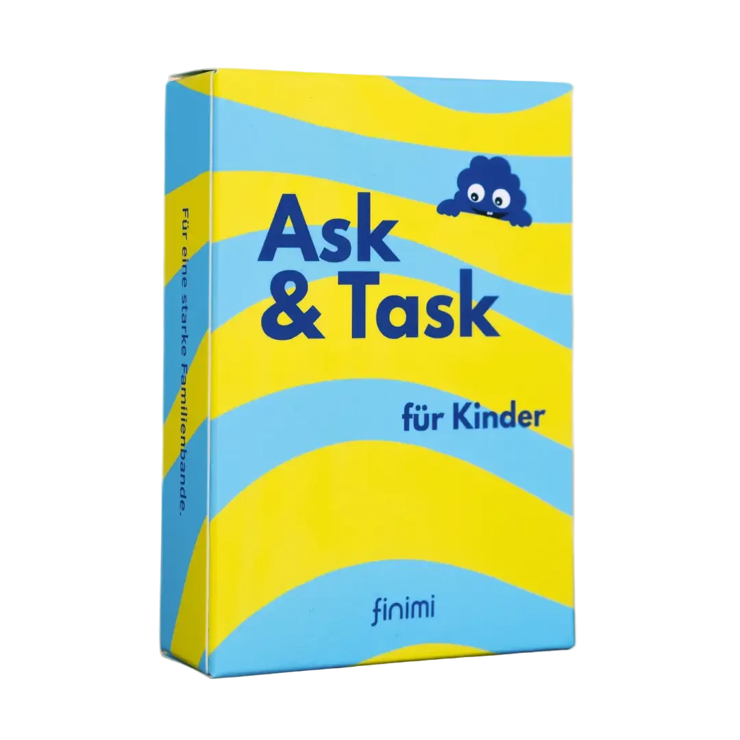 finimi Kartenset Ask &amp; Task für Kinder mit Karten für Fragen und Spielideen