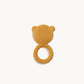 Beißspielzeug GOMMU Rubber Bear with Ring, sienna - almond - ocean