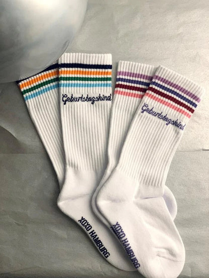 Socken Kids - Geburtstagskind, lila