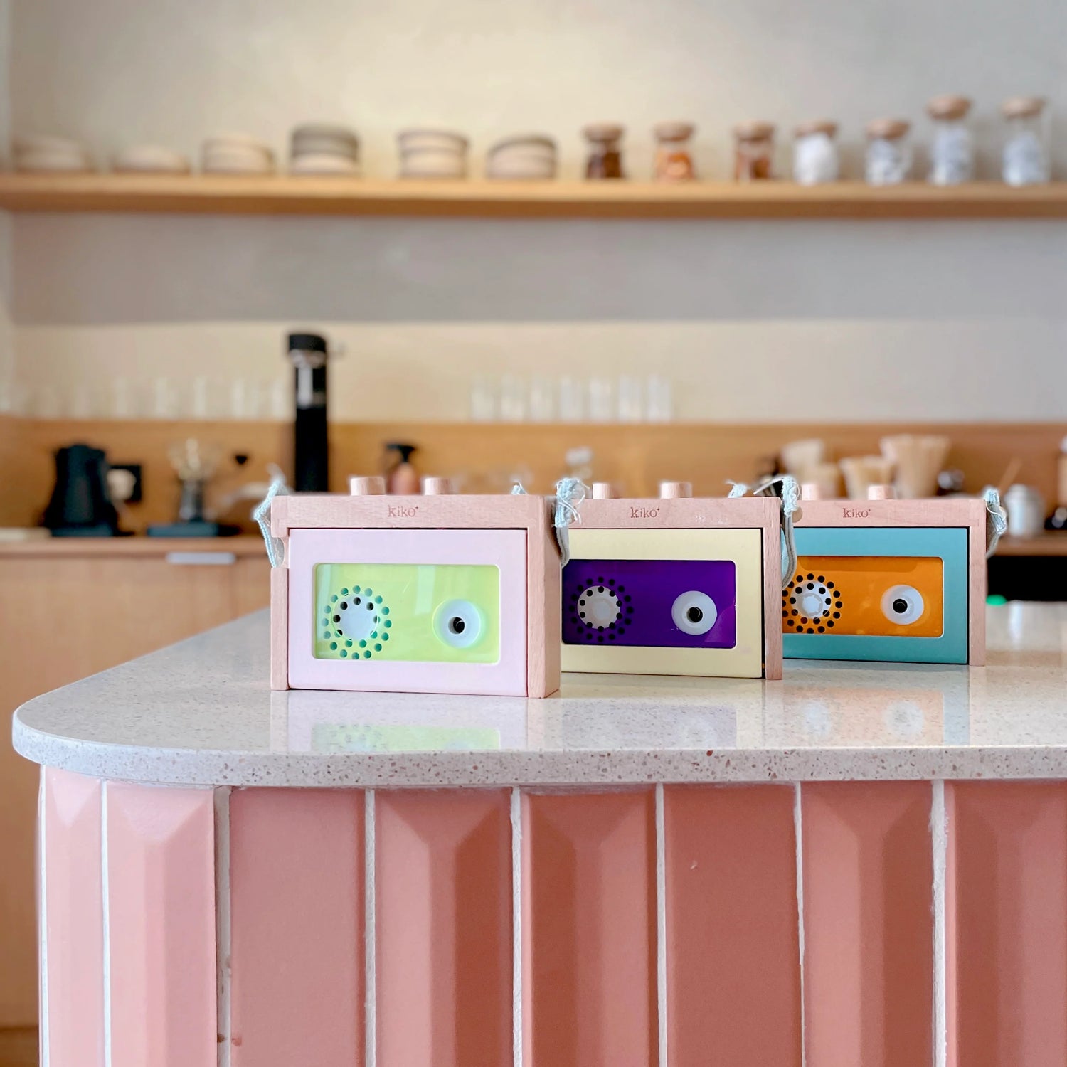 Mini Tape Recorder von kiko &amp; gg*, pink-lemon