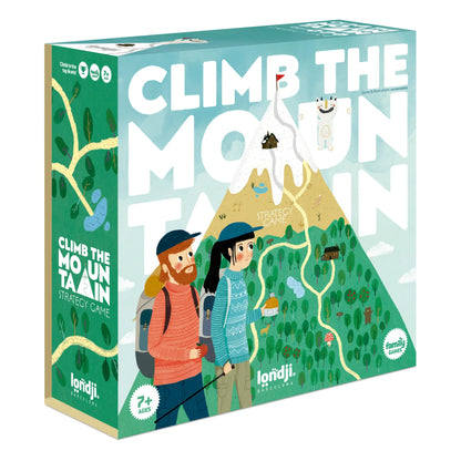 londji Familienspiel Climb the Mountain, Strategiespiel ab 7 Jahren, 
Spielspaß mit Taktik &amp; Team