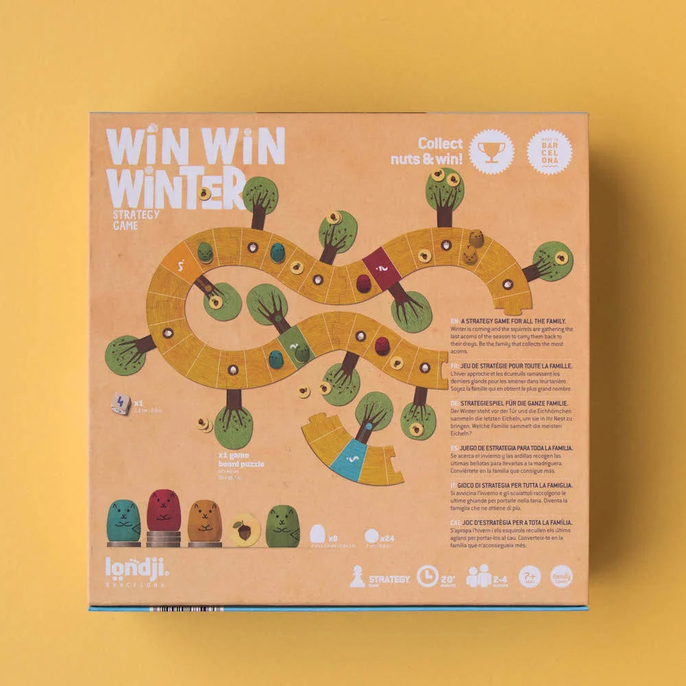 Rückseite der Verpackung von londji WIN WIN WINTER