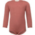 minimalisma Bono Baby Seidenbody in Antique Red aus Seide und Baumwolle für Babys