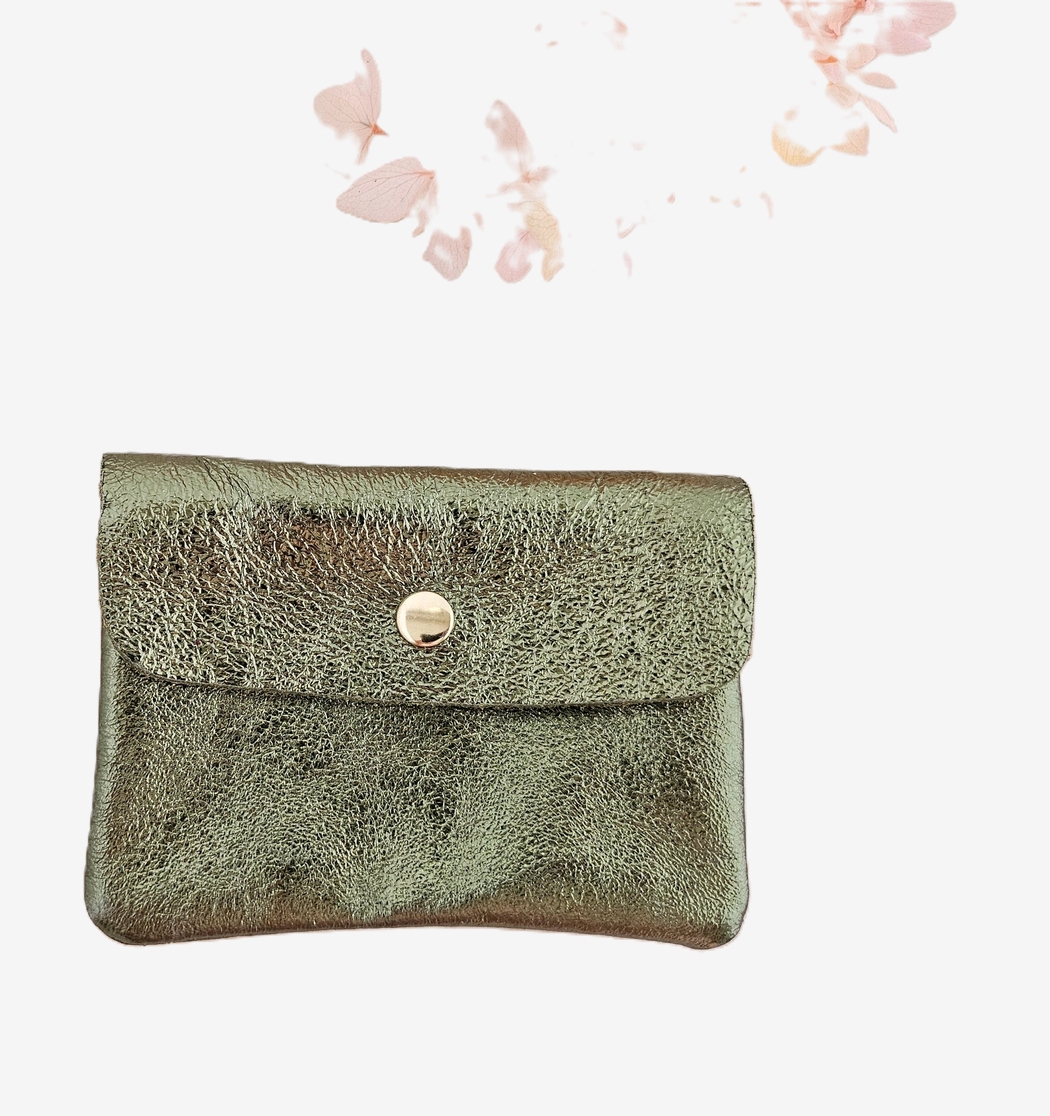 Kangoo &quot;metallisches Lederportemonnaie&quot;