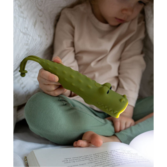 Taschenlampe für Kinder mit einstellbarer Helligkeit und super langer Akkulaufzeit von bis zu 90 Stunden.