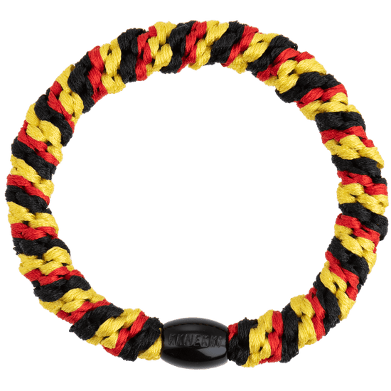 Haargummi und Armband von KNEKKI. 