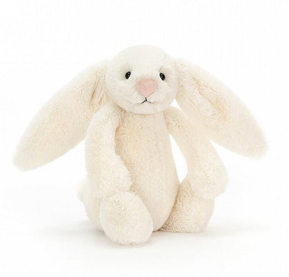 Jellycat Bashfull Bunny Cream - hellbeiger Kuschelhase mit Hängeohren und süßen Gesicht