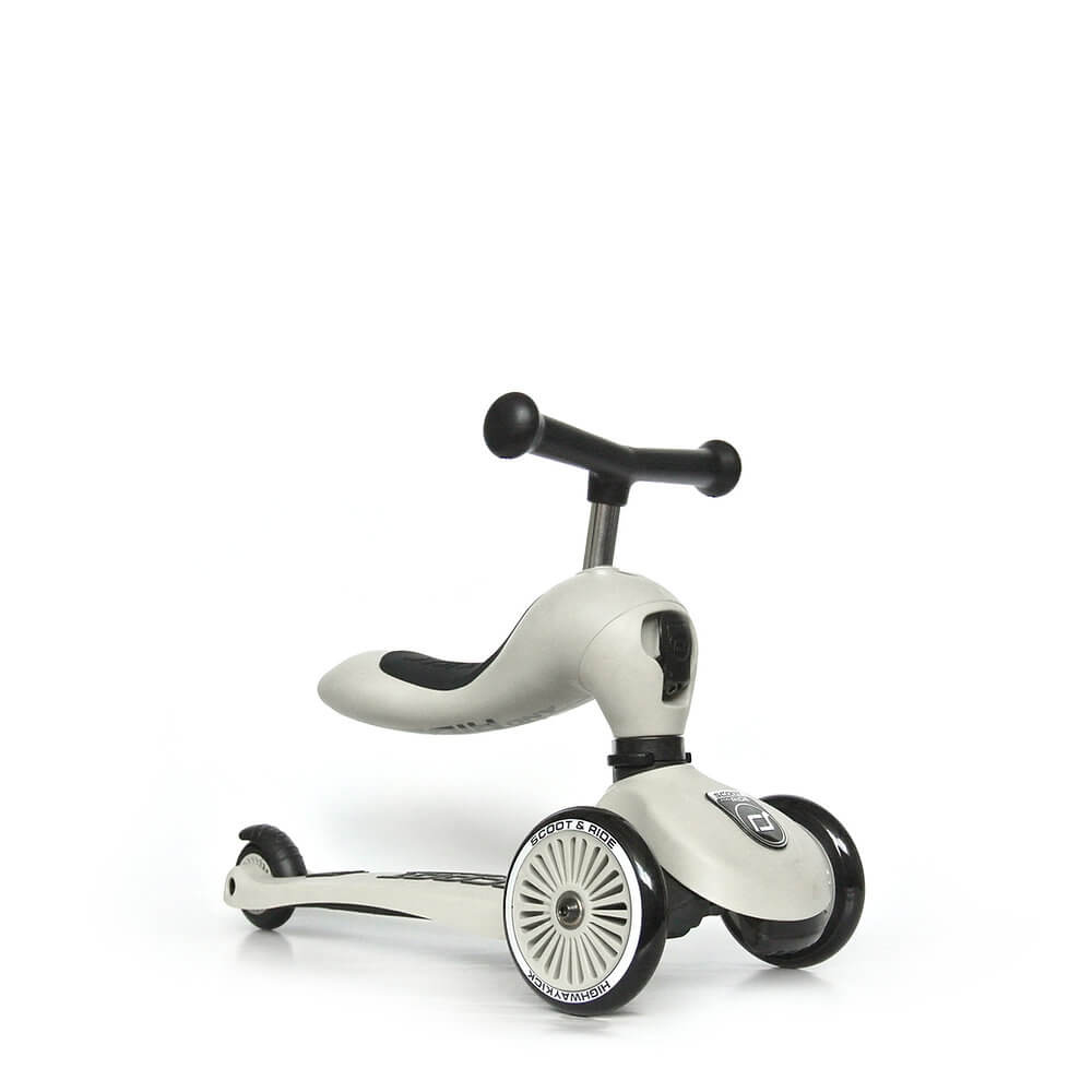 Kinderroller mit Sitz - Highwaykick 1 in ash