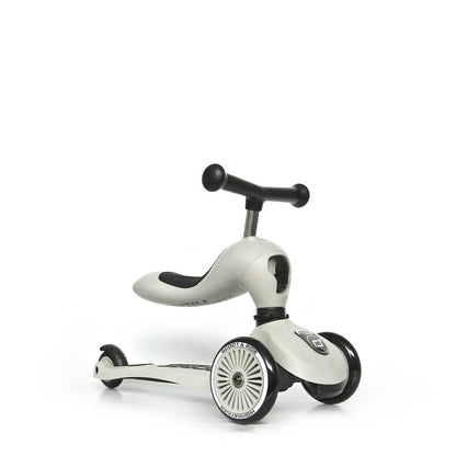 Kinderroller mit Sitz - Highwaykick 1 in ash