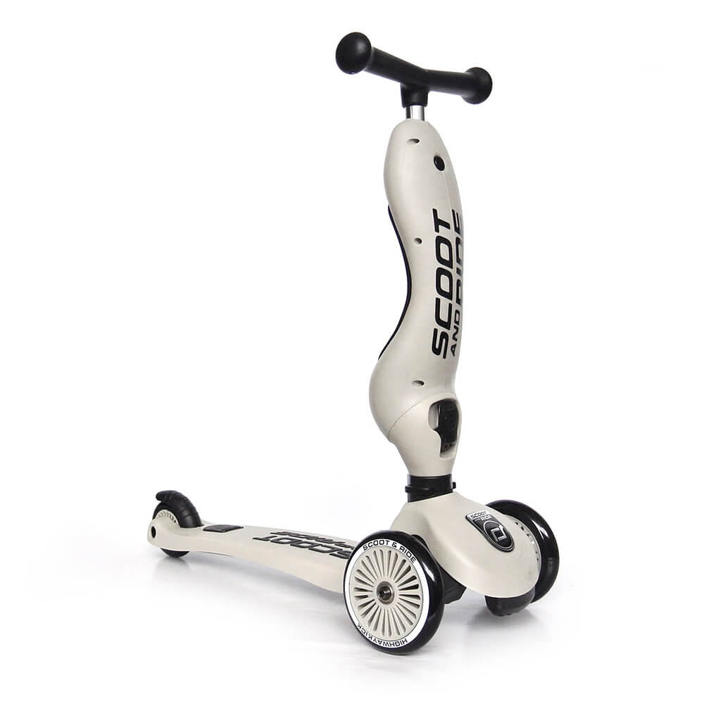 Kinderroller mit Sitz - Highwaykick 1 in ash