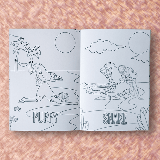 Yoga Malbuch für Kinder - I am Yogi Kids Yoga Colouring Book for little yogis.