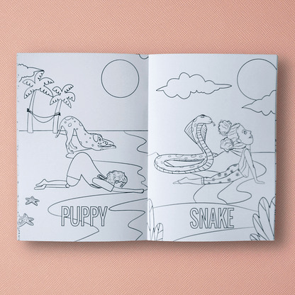 Yoga Malbuch für Kinder - I am Yogi Kids Yoga Colouring Book for little yogis.