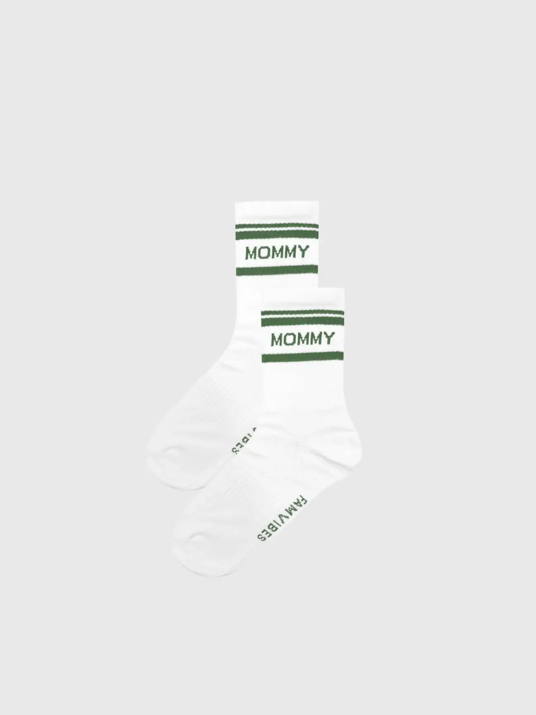 Socken Mommy - grün gestreift